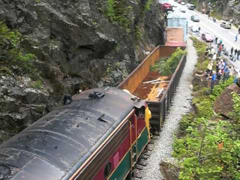 Conway Scenic Railroad Transformer train with Schnabel Car! Part 2