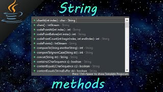 Java String methods 💬