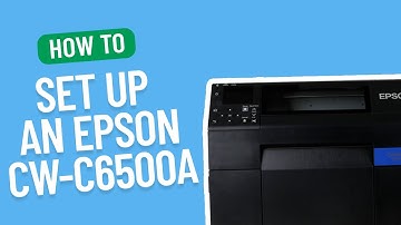 How to Set Up An Epson ColorWorks C6500A (SIMPLE & EASY) | Smith Corona Labels