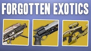 Destiny 1 Exotic Weapons NOT In Destiny 2
