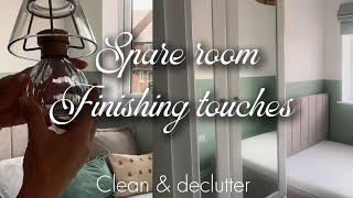 Clean & dress spare bedroom ,carpet cleaning & clean & decluttering Motivation 🧼✨