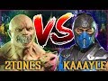 2tones vs therealkaaayle first to 5   mortal kombat 11 vs gameplay baraka vs  sub zero