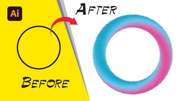 How to create a realistic fur effect in adobe illustrator tutorial 2023 | TC Graphic