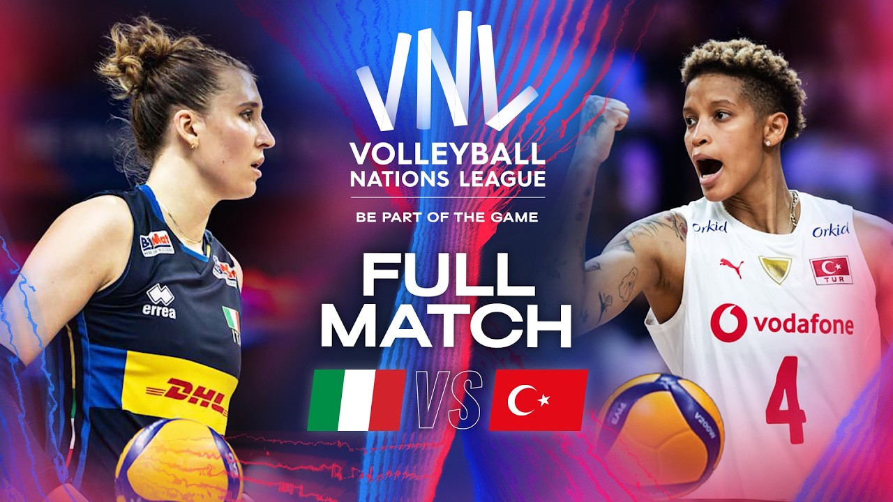 Italy 🇮🇹 vs. Türkiye 🇹🇷 - 2024 VNL | Full Match - Week 1