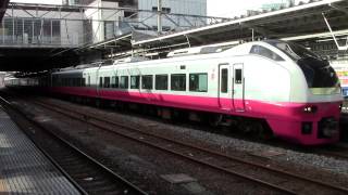 【延長運転！】E653系フレッシュひたち25号水戸駅到着～発車@2012.12.31