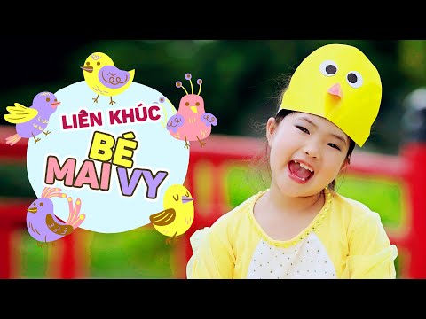RÙA VÀ THỎ, CON CHIM VÀNH KHUYÊN, GÀ TRỐNG THỔI KÈN 🌹 LK Nhạc Thiếu Nhi Mầm Chồi Lá Của BÉ MAI VY