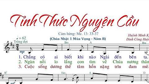 Tỉnh Thức Nguyện Cầu (tập hát 2020) - HMK.ĐCH -  AnnaSaoMai