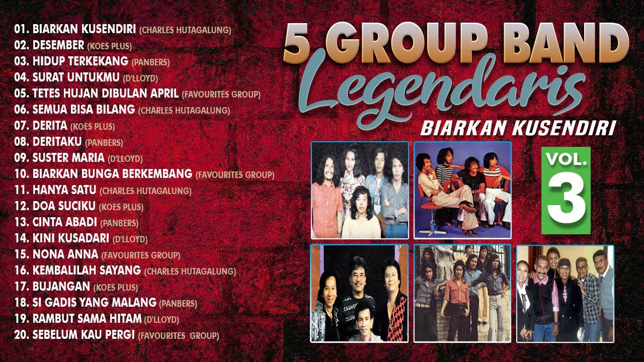 5 GROUP BAND LEGENDARIS VOL. 3 - Koes Plus, Panbers, D'lloyd, Favourites Group