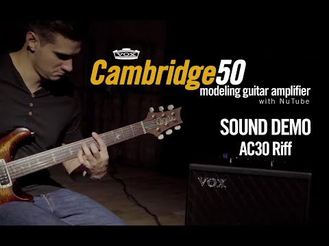VOX Cambridge50 Sound demo - AC30 Riff