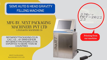 Continuous inkjet batch coding machine CIJ -  Online inkjet carton coder for mrp, date, batch no