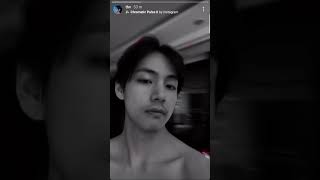 Taehyung Showing His Beards On Ig Story