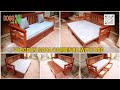 Wooden Sofa Bed GGK02 | Sofa Kết Hợp Với Giường Bằng Gỗ GGK02 | Do Go 24H