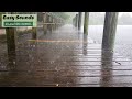 Super Heavy Rain with NON STOP Strong THUNDER & lighting for DEEP SLEEP at Night-HIGH QUALITY SOUND