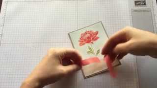 Stampin Up You've Got This Watercolor Flower Class Card screenshot 1