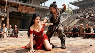 功夫美女比武招親無人能敵，不料被過路的小夥一招擊敗！⚔️ 功夫 MMA | KungFu🔥#武俠 #動作 #功夫電影 #苗圃 #斯琴高娃 #張鐵林