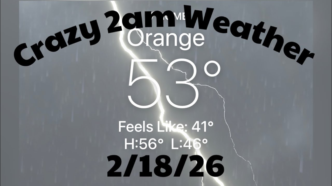 Безумная погода в 2 часа ночи!