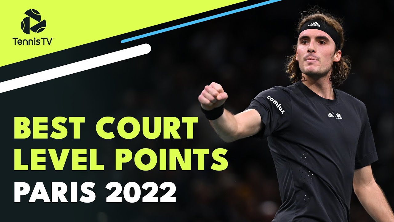 Best Court-Level Tennis Points 😍 Paris 2022