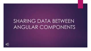 Angular Sharing DAta
