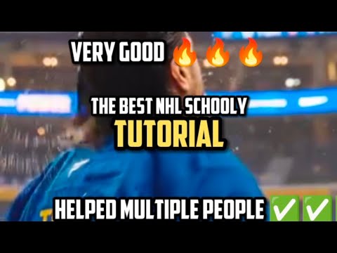 NHL schooly edit tutorial!