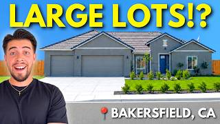 I Found NEW Homes in Bakersfield, CA with Large Lots?! | $580,000