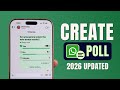 How to Create Poll in WhatsApp [Group &amp; Private Chats]
