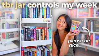 I let my TBR JAR control what I read for a week... (and it gave me WHIPLASH) 📚⭐️