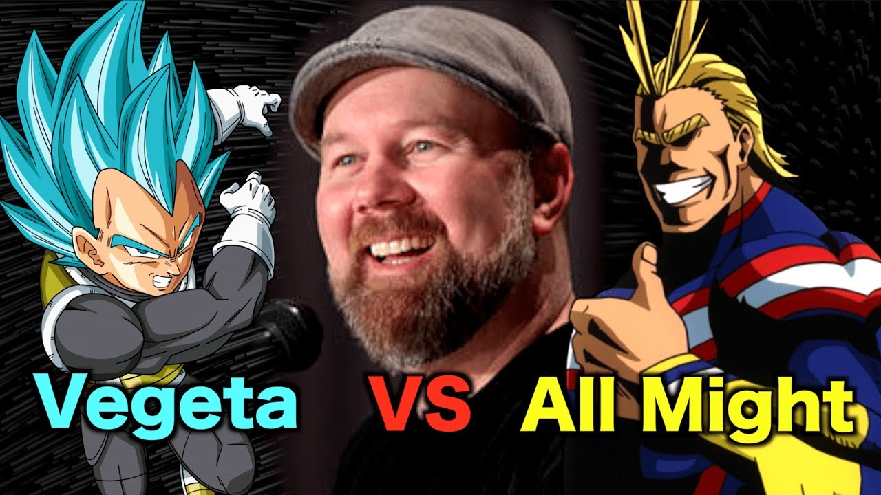 Christopher Sabat on Vegeta vs All Might - YouTube