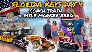Key West Conch Train, Hard Rock Cafe & Mile Marker Zero! 🇺🇸