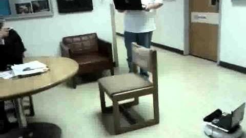 Turtlebot clone telepresence robot exploring the building