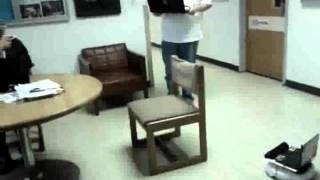 Turtlebot clone telepresence robot exploring the building