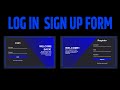 Login and Register Form in HTML, CSS &amp; JavaScript | Modern UI Design Project 2026 |The Coding Palace