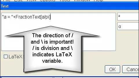 FractionText - GeoGebra Command