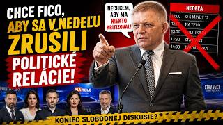 Robert Fico sa pustil do médií: „Zrušte nedeľné diskusie a prestaňte sa tešiť zo zlých správ!“