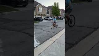 Autistic teen learns to ride bike! #shorts #autism #youtube #bike