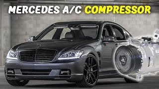 How to Remove AC Compressor from Mercedes S550 W221 (2007-2013)
