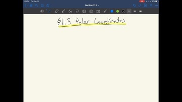 MATH 142-11.3 Polar Coordinates