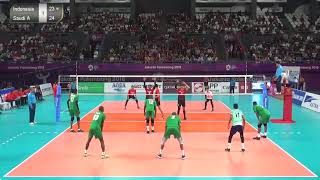 INDONESIA v SAUDI ARABIA | AUG 22 | 2018 ASIAN GAMES | MEN'S VOLLEYBALL | QUICK PLAY