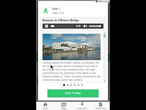 Galway City Waterway Walks Ionic Application