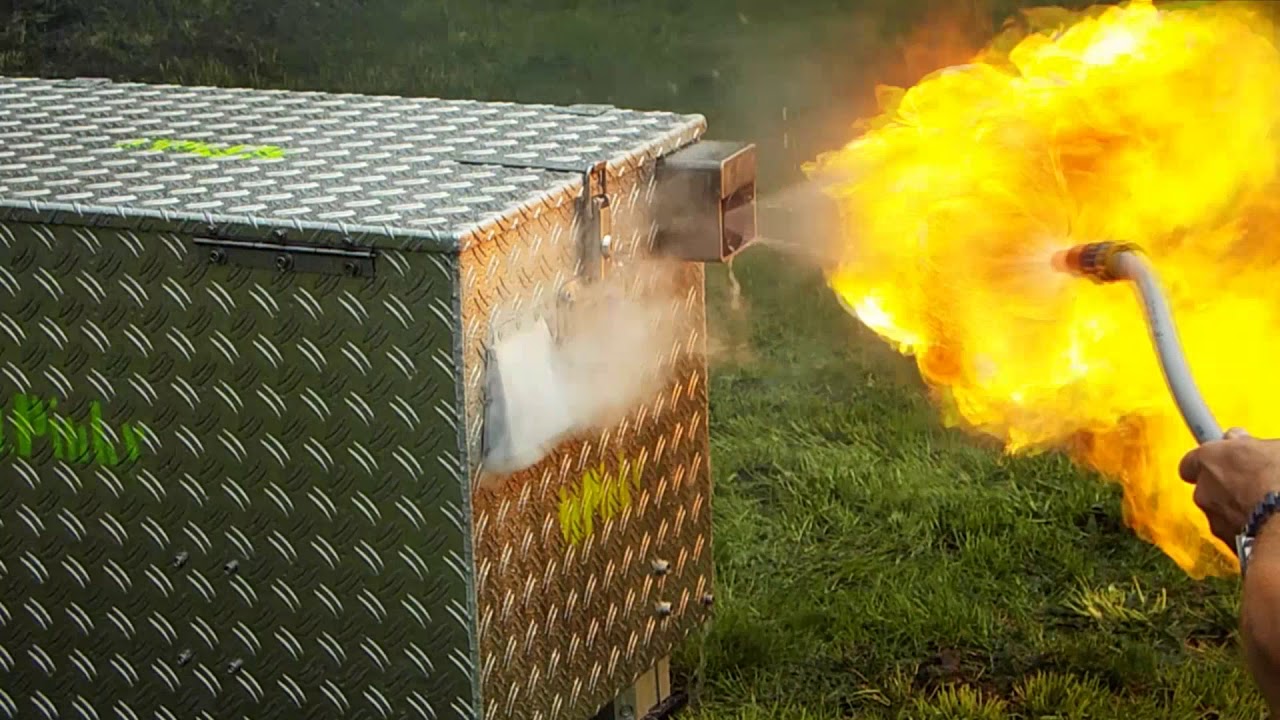 Flammenprojektor-Kiste