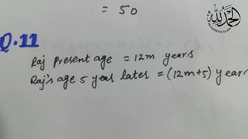 Ex#3A Q#11 | Ch#3 Basic Algebra and Algebraic Manipulation | APS Math Class 6 #apsmath