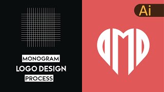 Monogram Logo Design Process - Illustrator Tutorial