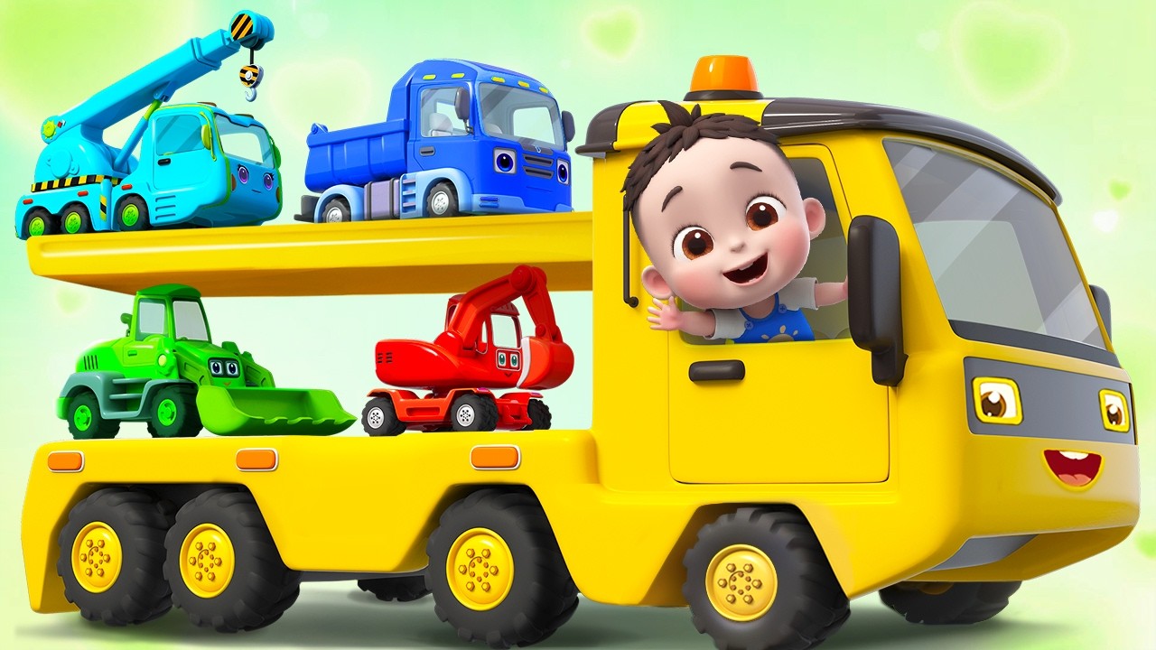 🔴 Trực tiếp | 10 chiếc xe công trình | LiaChaCha - Ca Nhạc Thiếu Nhi Việt Nam