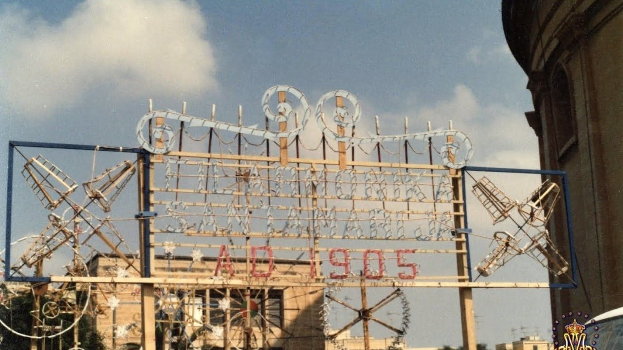Il-Ħarqa nar tal-art fl-okkażjoni tat-twaqqif mill-ġdid tal-Banda Santa Marija tal-Mosta fl-1986.