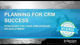 Planning for CRM Success