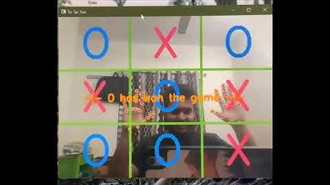 Tic Tac Toe game with OpenCV #shorts #opencv #python #pythongame #tictactoe #code
