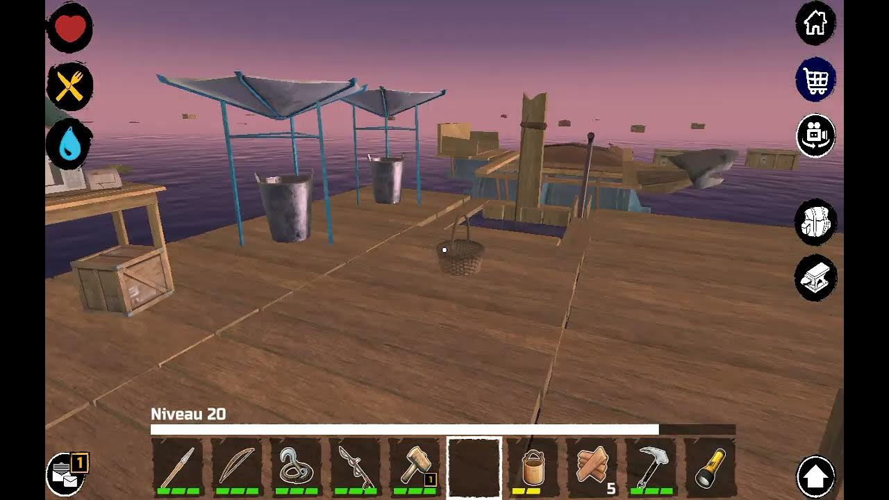 tuto comment utiliser le kayak survive on raft YouTube