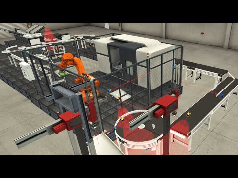 Factory IO, TIA Portal - Sorting and joining elements in PLC