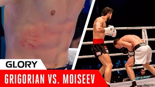 You could actually see the imprint of the punch... Marat Grigorian vs.  Anatoly Moiseev