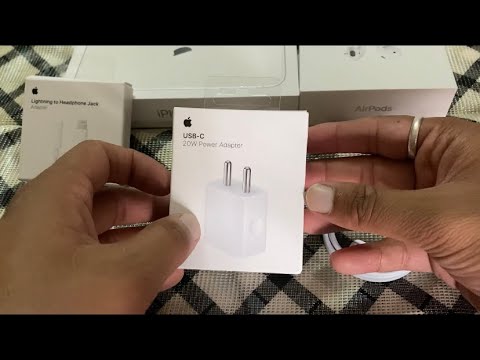 Apple 20W USB - C charger  Indian unit    Unboxing   Hindi