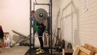 Squat Testing: 385 X 4 Reps at 169.8 lbs